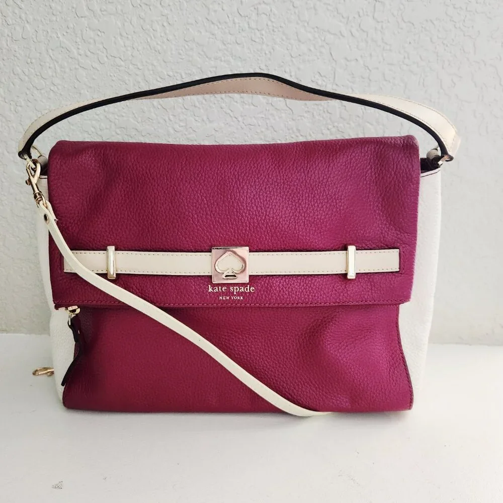 Kate Spade Rare Houston Street Maria Convertible Crossbody Bag Handbag Purse